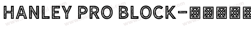 Hanley Pro Block字体转换